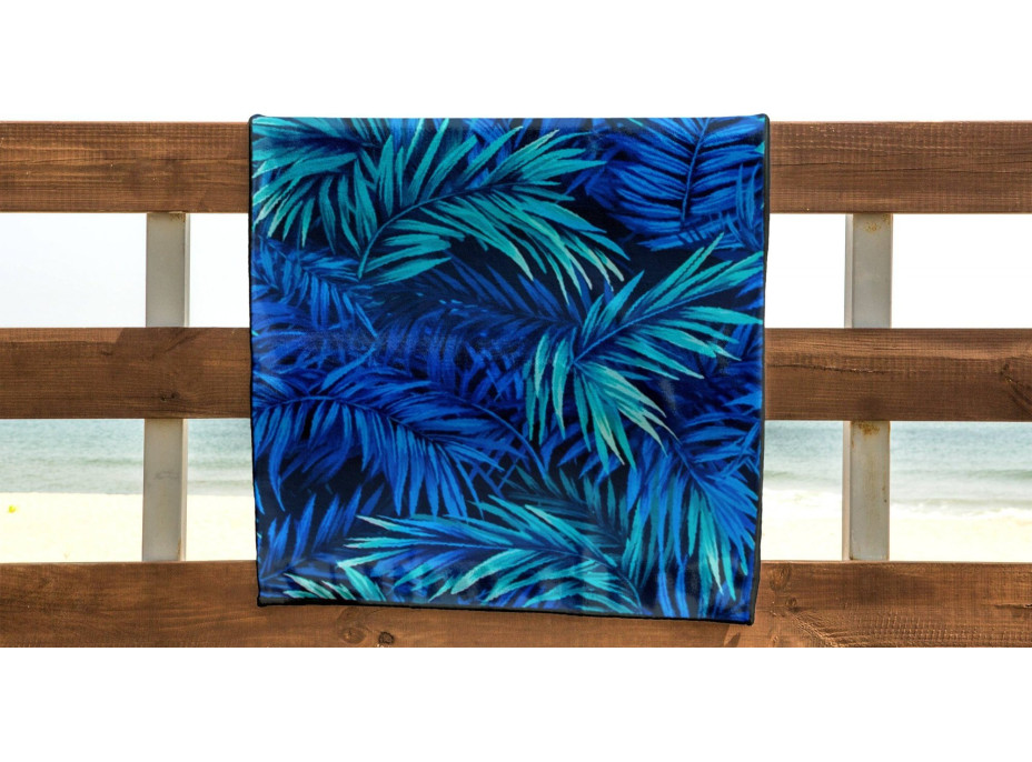 Rýchloschnúca plážová osuška 210x75 cm - Blue Passion