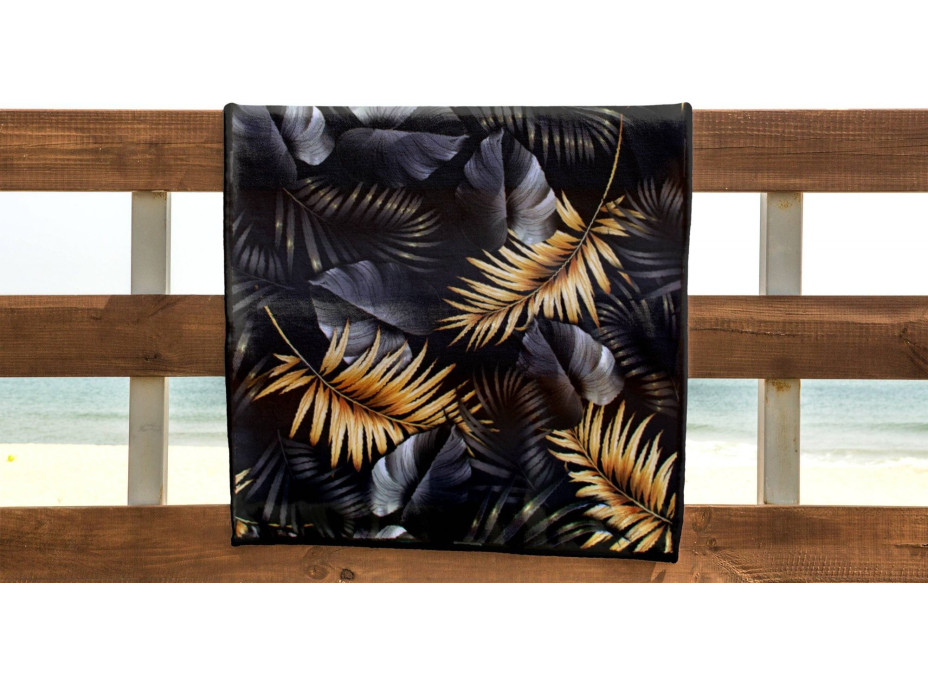 Rýchloschnúca plážová osuška 210x75 cm - Golden Palms