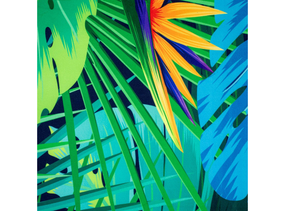 Rýchloschnúca plážová osuška 210x75 cm - Strelitzia Blue