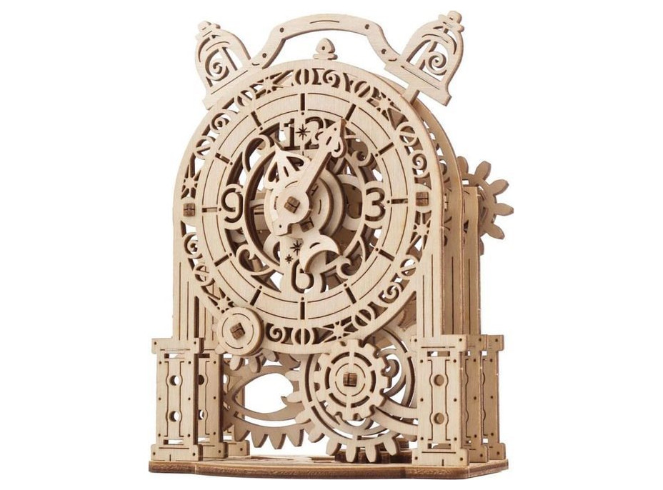 UGEARS 3D puzzle Dekoračný budík 43 dielikov
