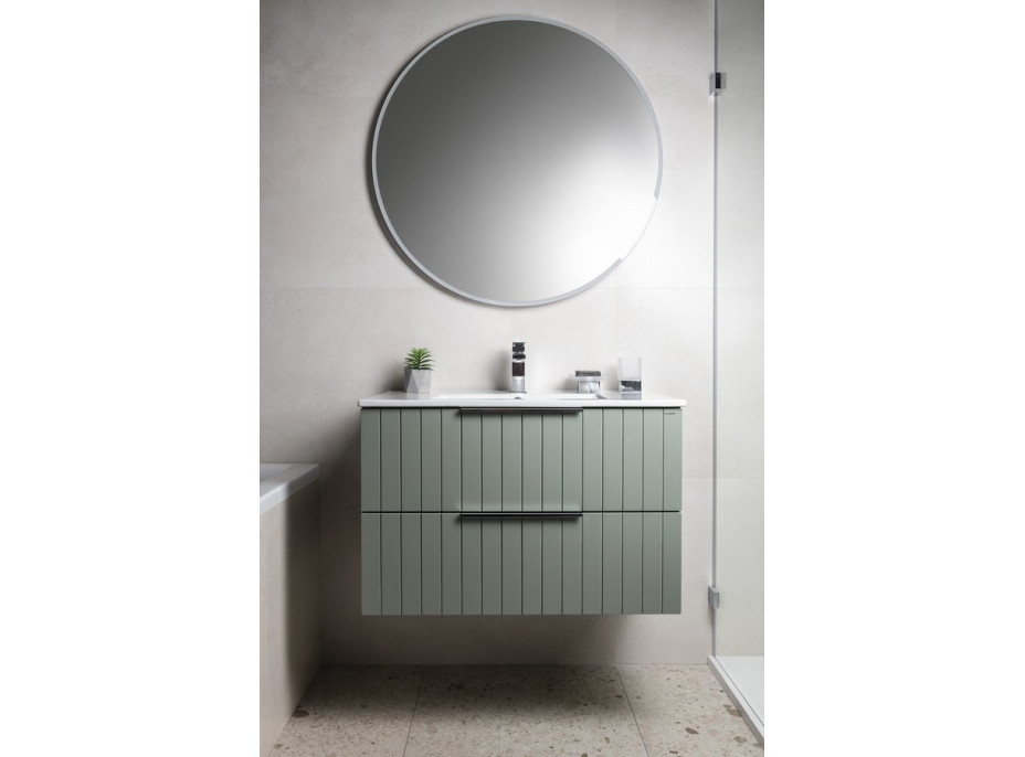 Sapho VISO okrúhle zrkadlo s LED osvetlením ø 50cm VS050
