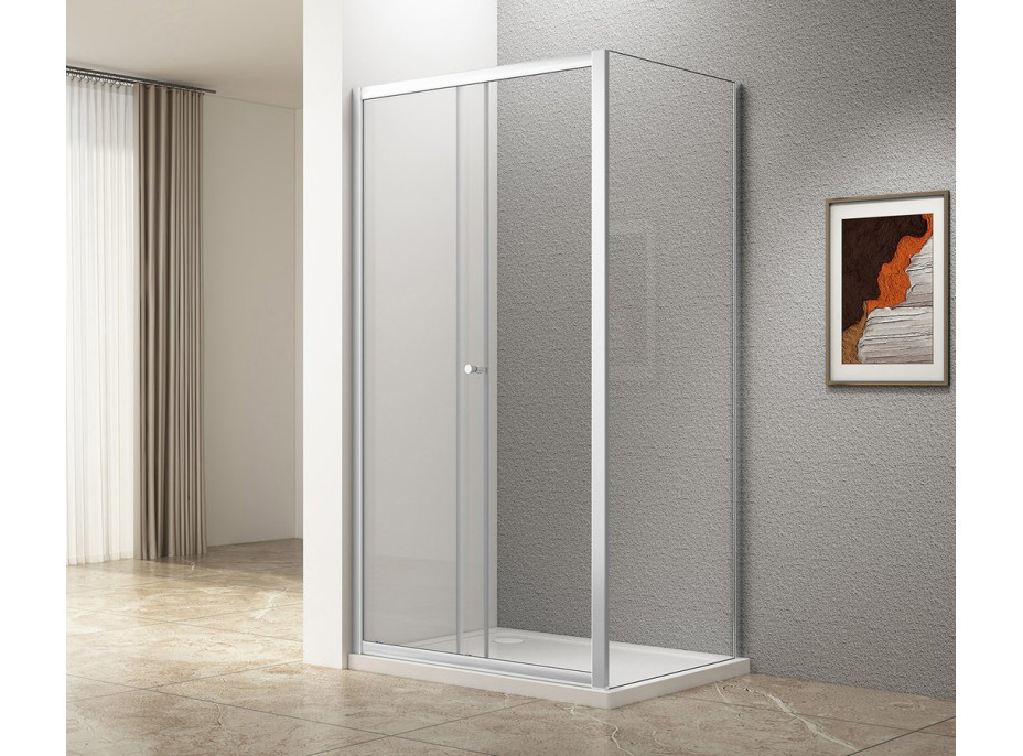 Aqualine UGGA posuvné sprchové dvere 1100mm, číre sklo ATS110