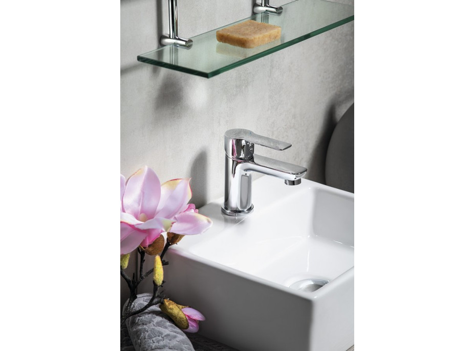 Bruckner BARON ECO 3, 8 l/min, stojanková umývadlová batéria, chróm 612.002.11