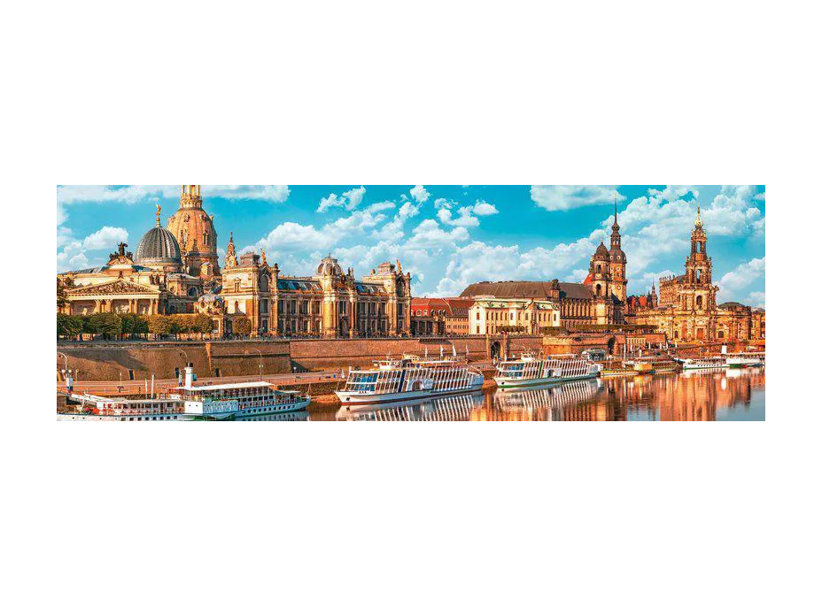 INTERDRUK Panoramatické puzzle: Around the World: Drážďany, Nemecko 1000 dielikov
