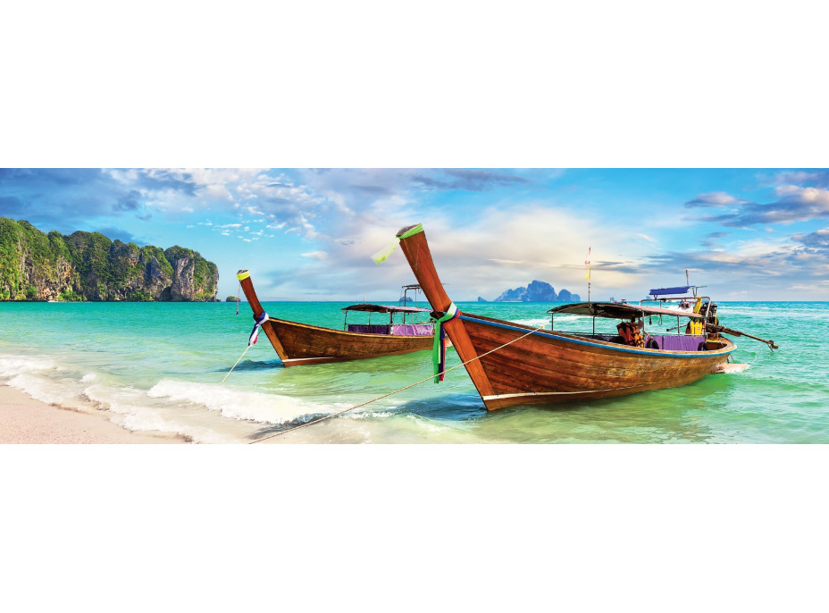 INTERDRUK Panoramatické puzzle: Around the World: Krabi, Thajsko 1000 dielikov