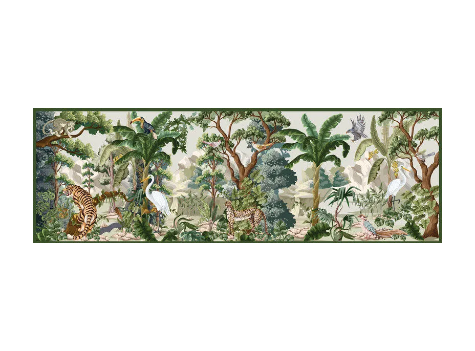 INTERDRUK Panoramatické puzzle: Secret Garden: Svet zvierat 1000 dielikov
