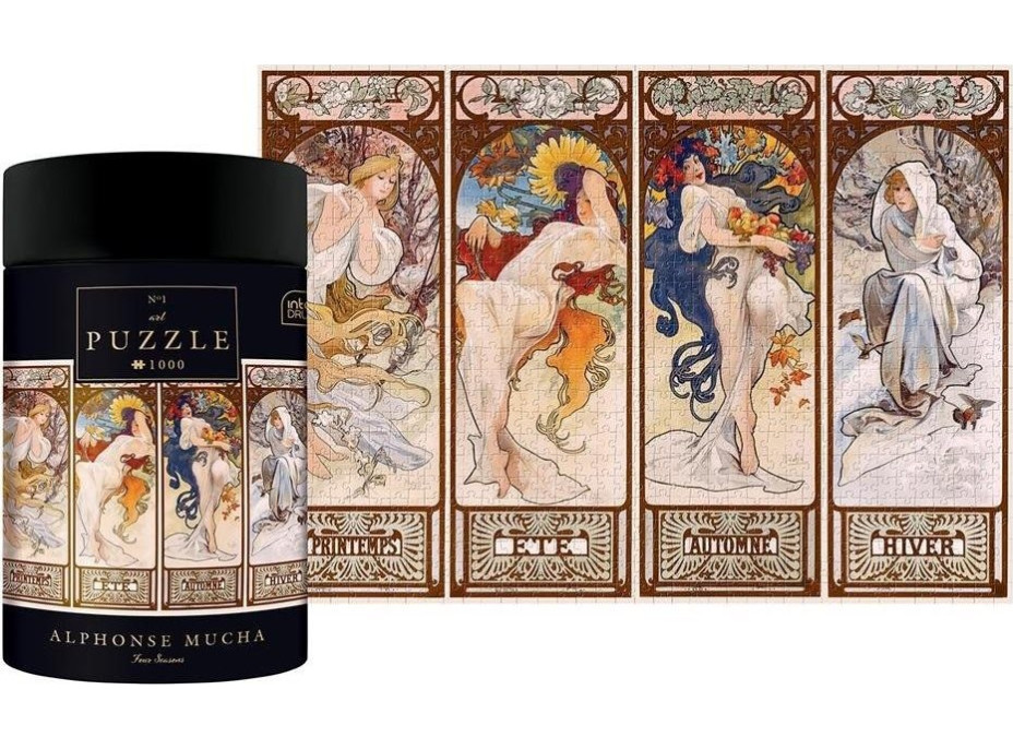 INTERDRUK Puzzle Art: Štyri ročné obdobia 1000 dielikov