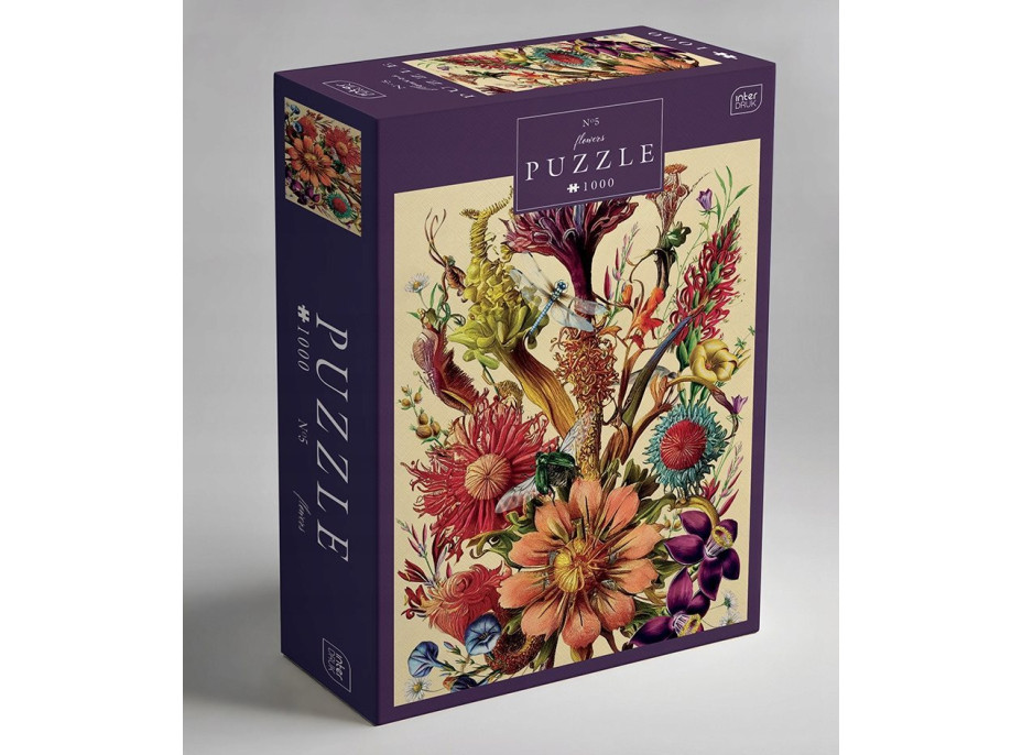 INTERDRUK Puzzle Flowers: Rozprávková kytica 1000 dielikov