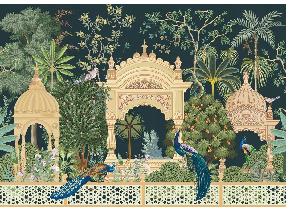 INTERDRUK Puzzle Secret Garden: Páví palác 1000 dielikov