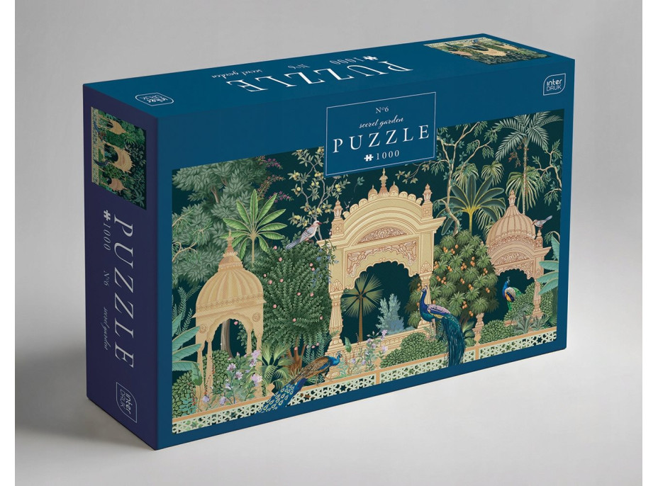 INTERDRUK Puzzle Secret Garden: Páví palác 1000 dielikov