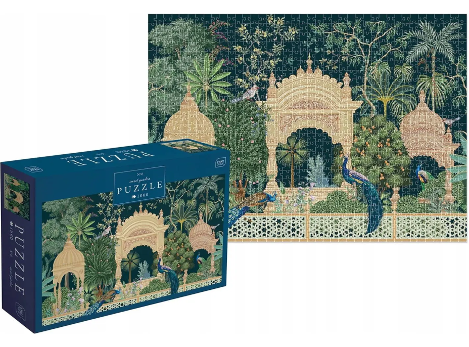 INTERDRUK Puzzle Secret Garden: Páví palác 1000 dielikov