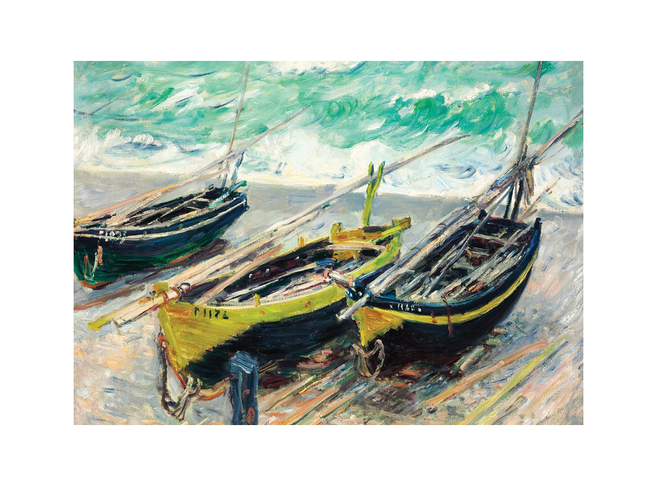 INTERDRUK Puzzle Art: Tri rybárske lode 1000 dielikov