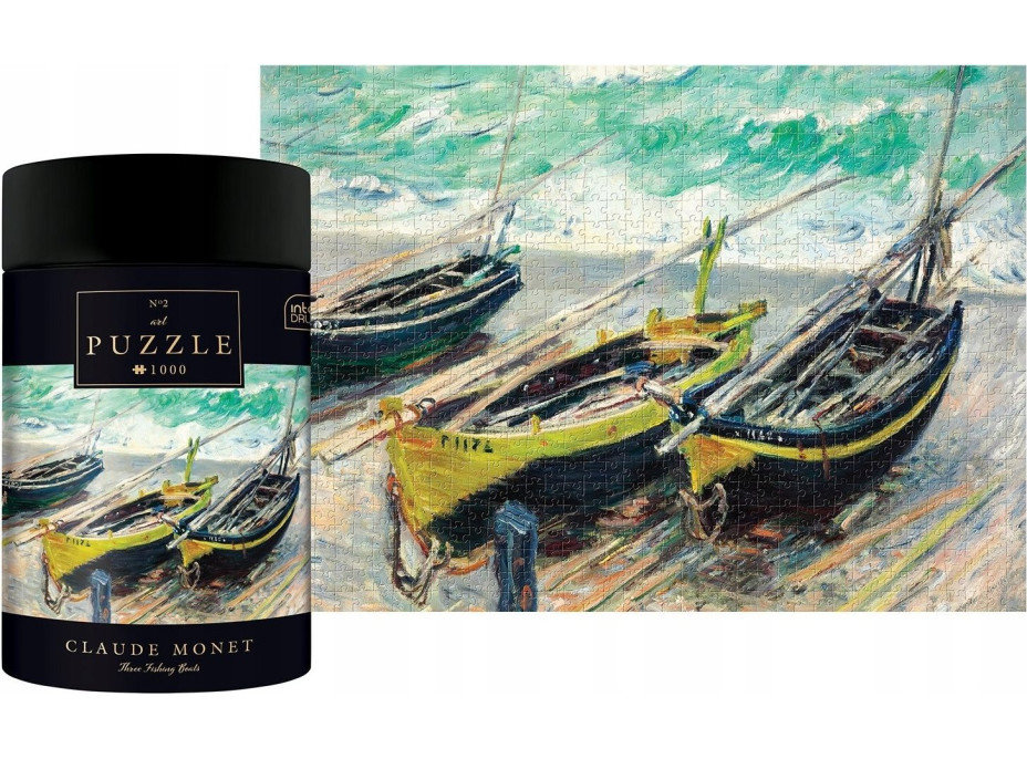 INTERDRUK Puzzle Art: Tri rybárske lode 1000 dielikov