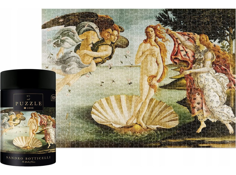 INTERDRUK Puzzle Art: Zrodenie Venuše 1000 dielikov