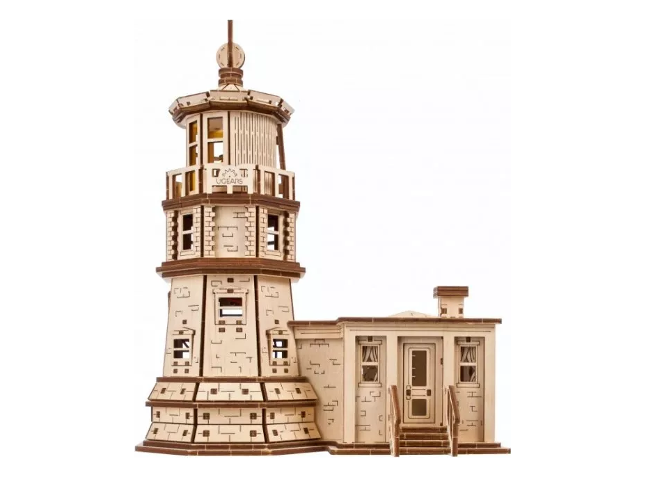 UGEARS Svietiace 3D puzzle Maják Split Rock 295 dielikov