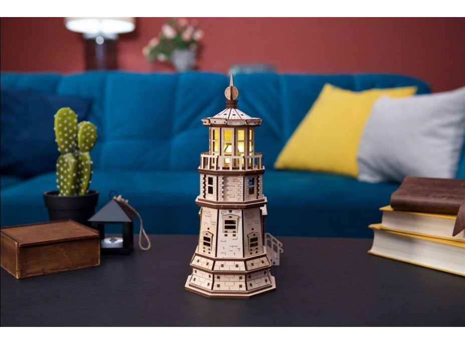 UGEARS Svietiace 3D puzzle Maják Split Rock 295 dielikov