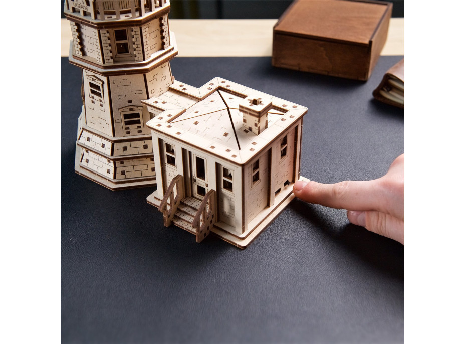 UGEARS Svietiace 3D puzzle Maják Split Rock 295 dielikov