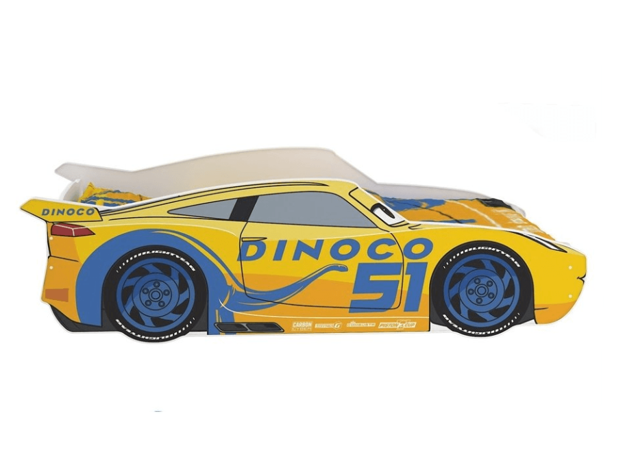 Detská autopostel Disney 160x80 - CRUZ RAMIREZ