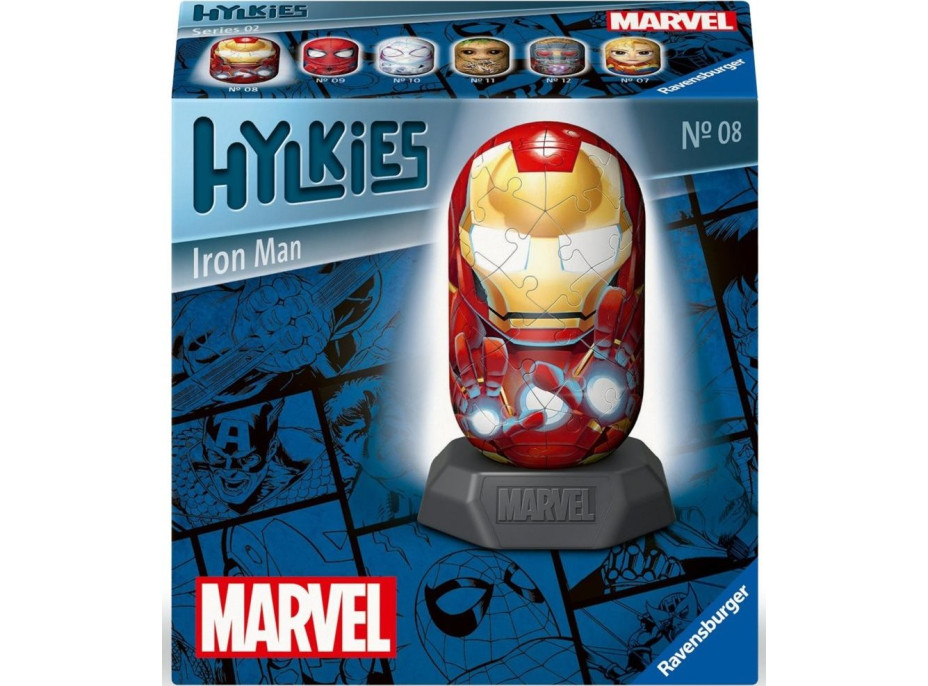 RAVENSBURGER 3D puzzle Hylkies: Marvel: Ironman 54 dielikov