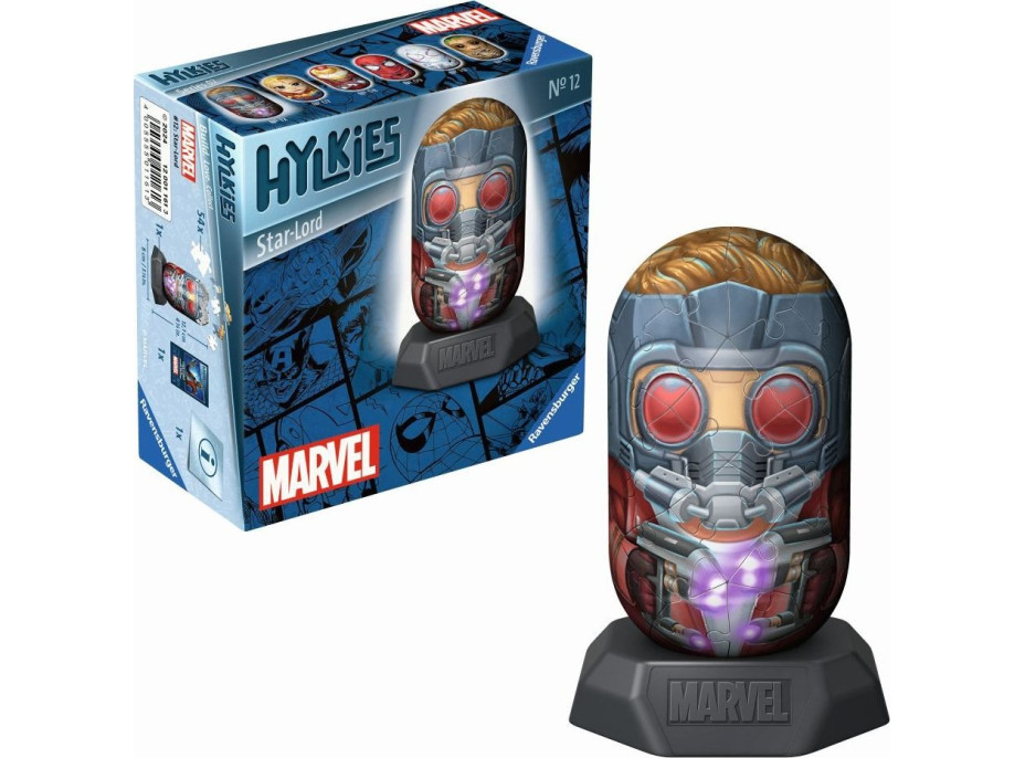 RAVENSBURGER 3D puzzle Hylkies: Marvel: Star Lord 54 dielikov