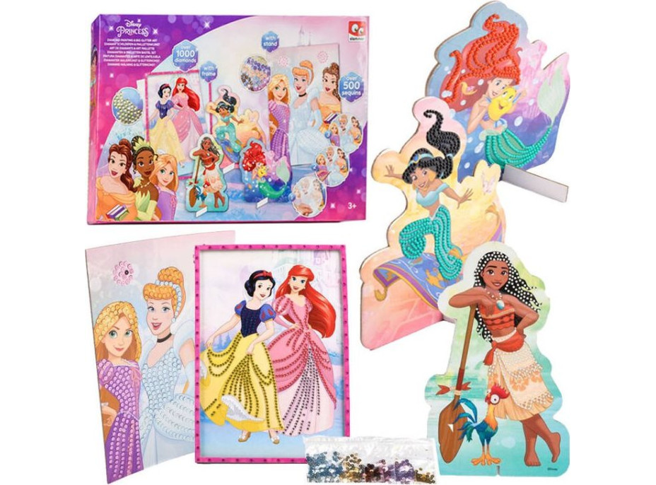 SLAMMER Diamantové maľovanie Disney Princezné