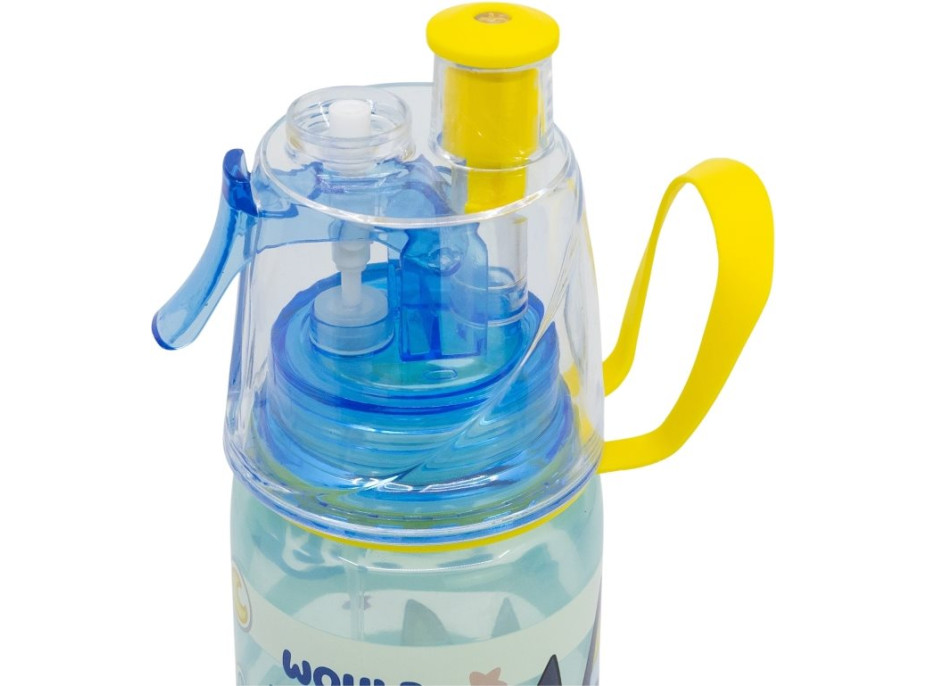 STOR Fľaša na pitie s rozprašovačom Bluey 575 ml