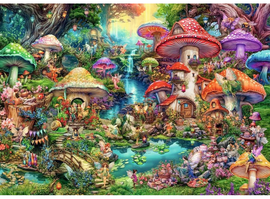 RAVENSBURGER Puzzle Hubová dedinka 1000 dielikov