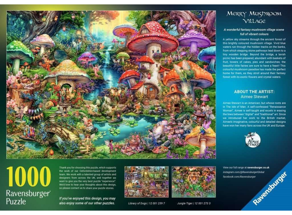 RAVENSBURGER Puzzle Hubová dedinka 1000 dielikov