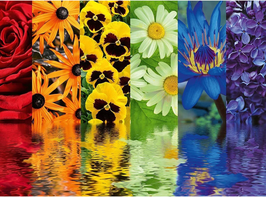RAVENSBURGER Puzzle Kvetinové vzory 500 dielikov