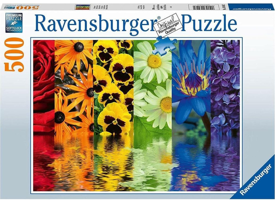 RAVENSBURGER Puzzle Kvetinové vzory 500 dielikov