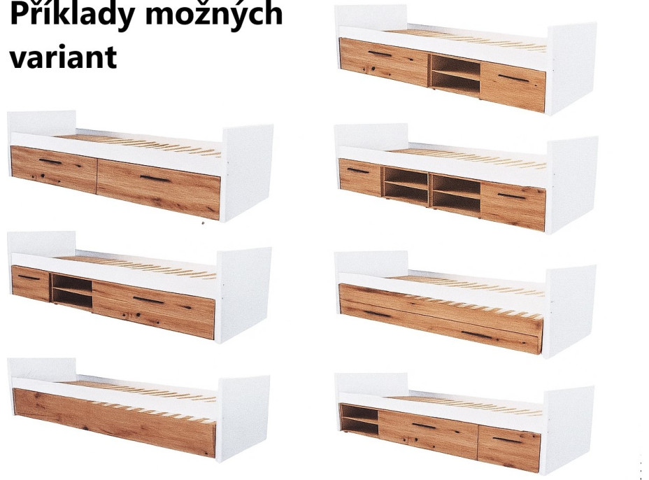 Výsuvná prístelka VERSO - biela