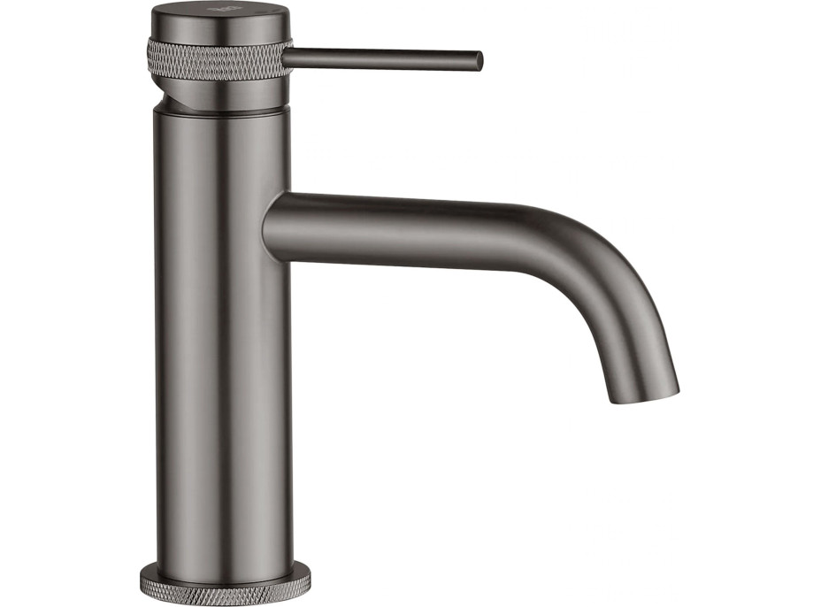 Umývadlová batéria MAXMAX Rea LUNGO GRIP - nízka - gun grey