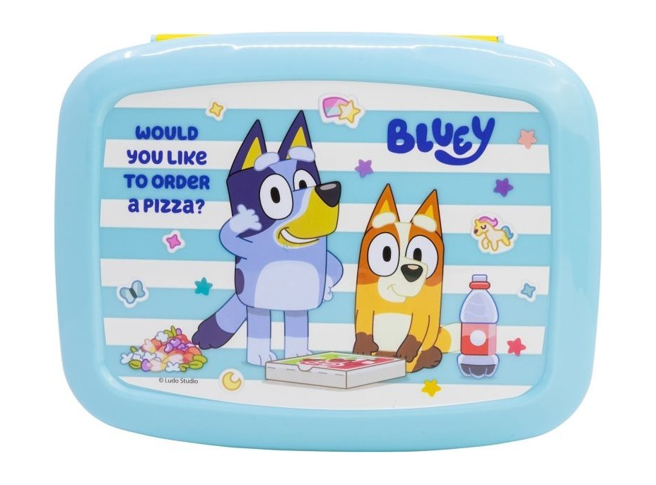 STOR Box na desiatu s priehradkami Bluey