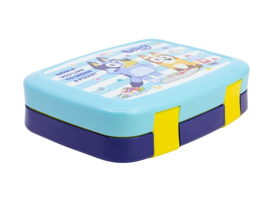 STOR Box na desiatu s priehradkami Bluey