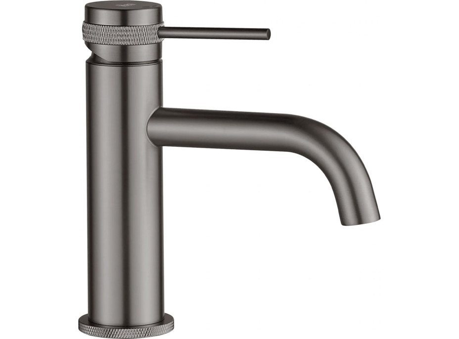 Umývadlová batéria MAXMAX Rea LUNGO GRIP - nízka - gun grey