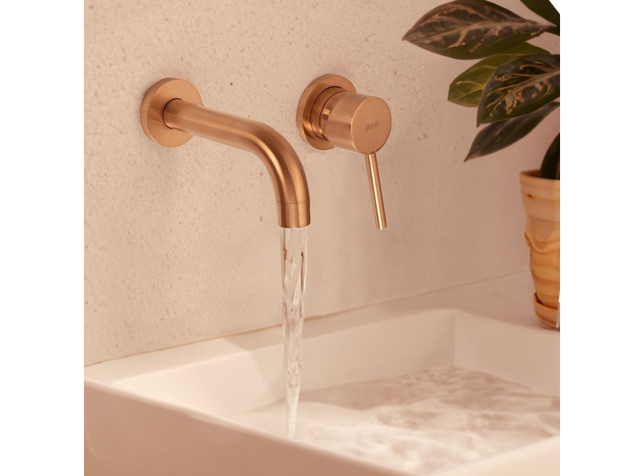 Podomietková batéria MAXMAX Rea LUNGO - brúsená medená