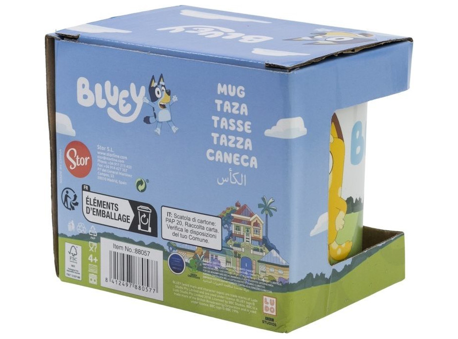STOR Hrnček keramický 325 ml Bluey