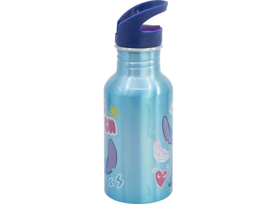 STOR Fľaša na pitie hliníková Stitch 545 ml