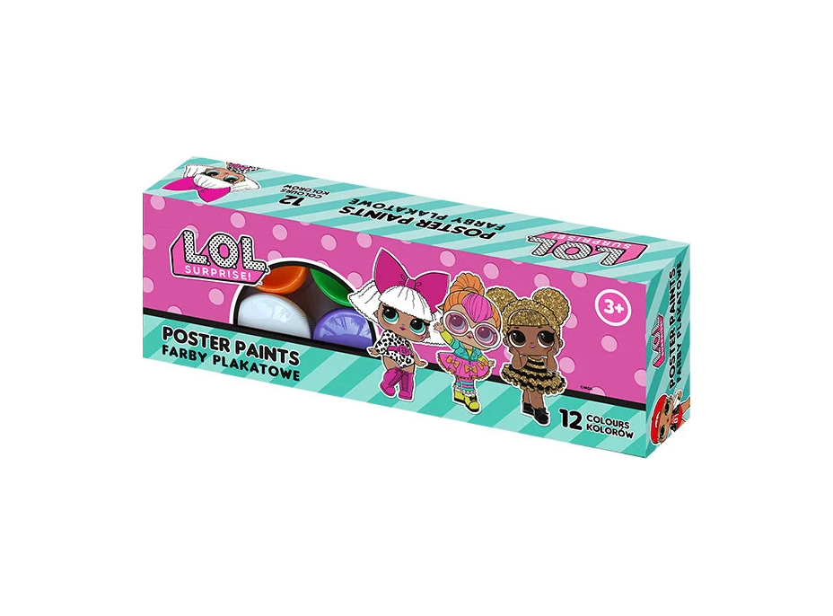 ASTRA Temperové farby 12x20ml LOL Surprise