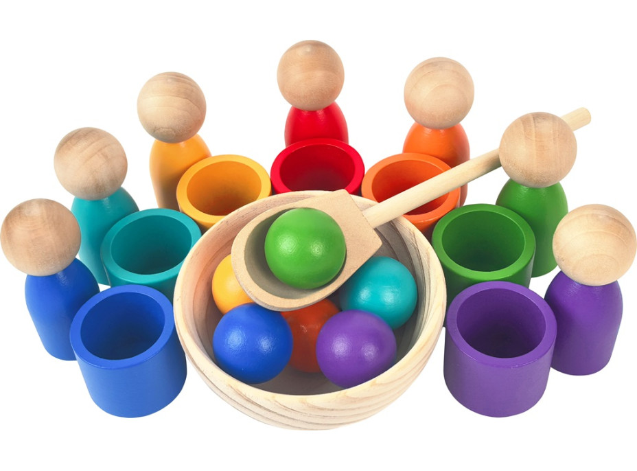 2Kids Toys Dúhové bábiky s loptičkami 7 farieb