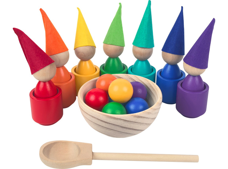 2Kids Toys Dúhové bábiky s loptičkami 7 farieb