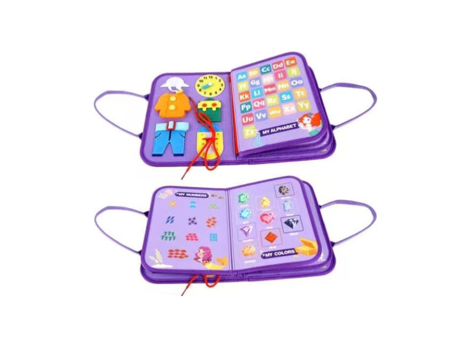 2Kids Toys Senzorická busy kniha Morské panny