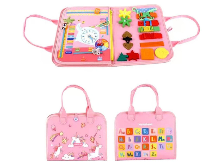 2Kids Toys Senzorické busy kniha Jedonorožec 1