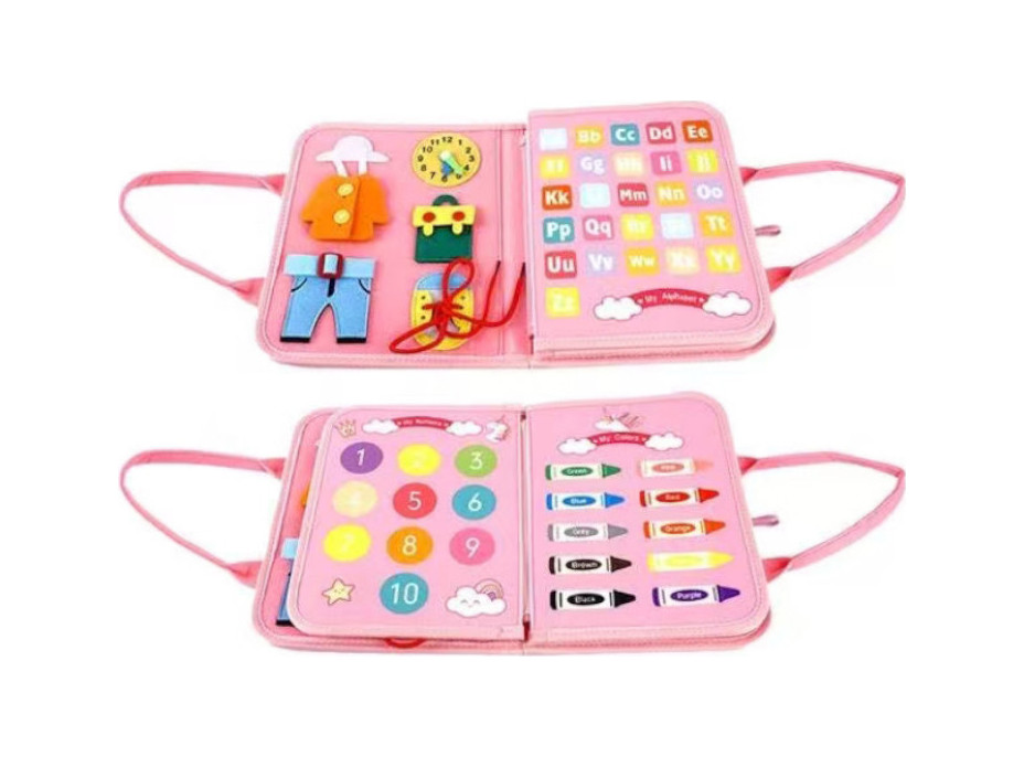 2Kids Toys Senzorické busy kniha Jedonorožec 3