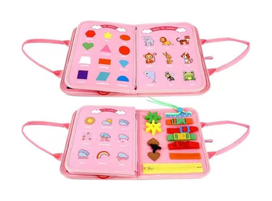 2Kids Toys Senzorické busy kniha Jedonorožec 3