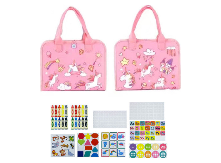 2Kids Toys Senzorické busy kniha Jedonorožec 3