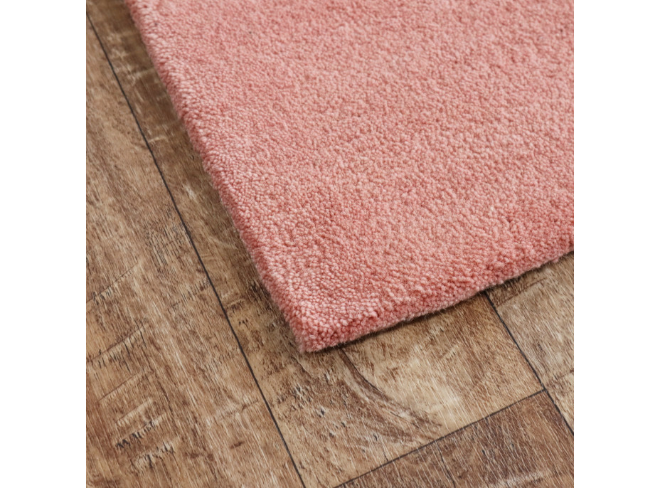 Ručne všívaný kusový koberec Asra wool staroružová