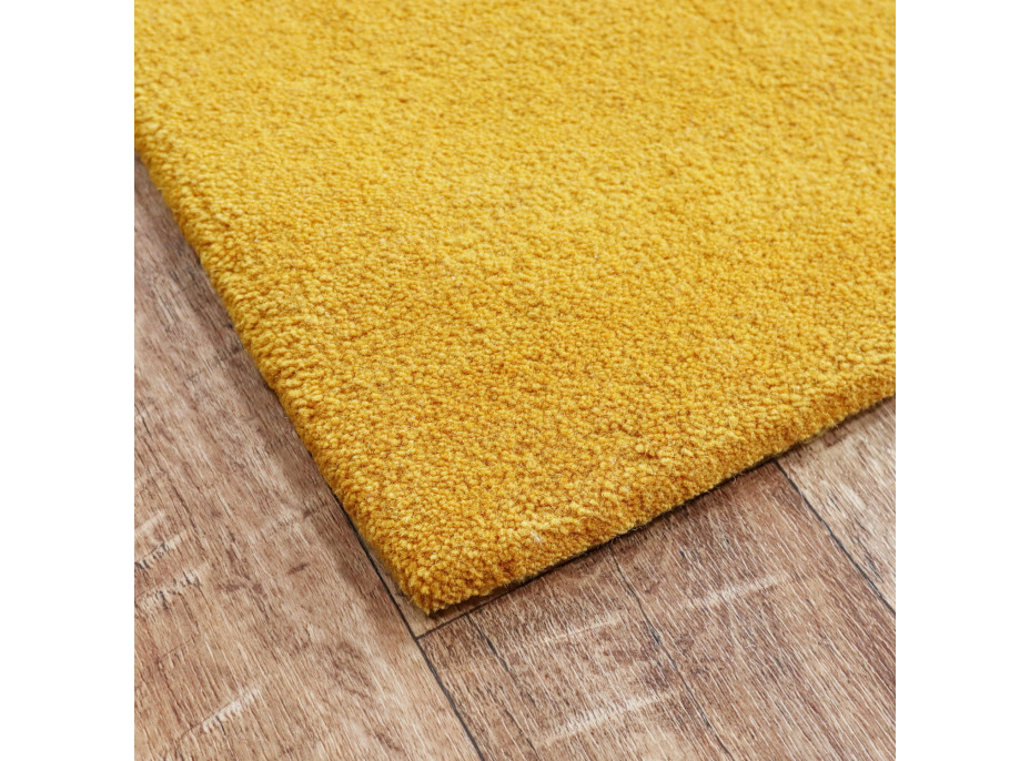 Ručne všívaný kusový koberec Asra wool gold