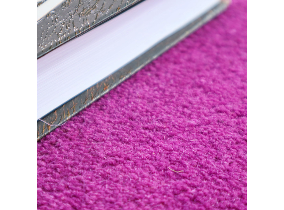 Ručne všívaný kusový koberec Asra wool lila