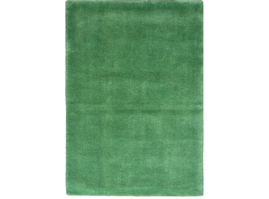 Ručne všívaný kusový koberec Asra wool sv. zelená